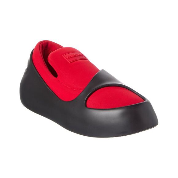 Ferragamo Other - Ferragamo Leather & Canvas Sneaker, Red